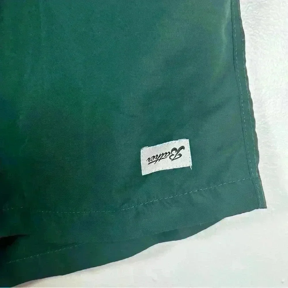 Bather Men's Emerald Green Swim‎ Trunks Shorts Recycled Materials XL